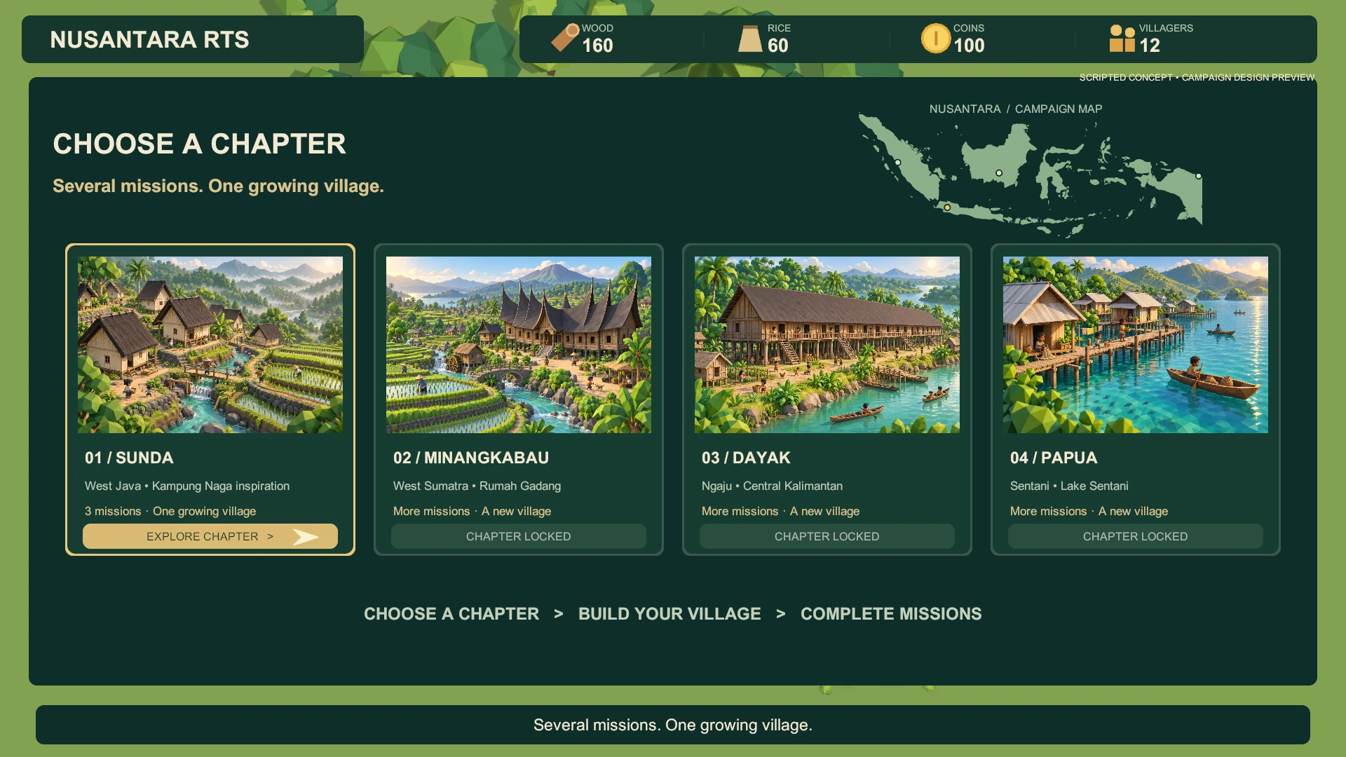 Watch the Nusantara RTS campaign preview